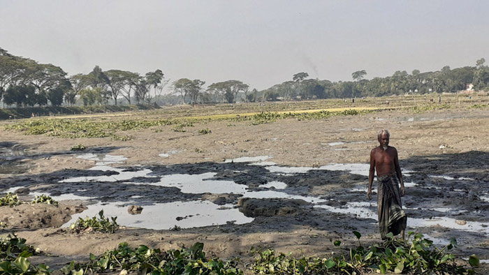 দক্ষিণ হমানকর্দ্দি চরের আবাদি জমির মাটি চুরি