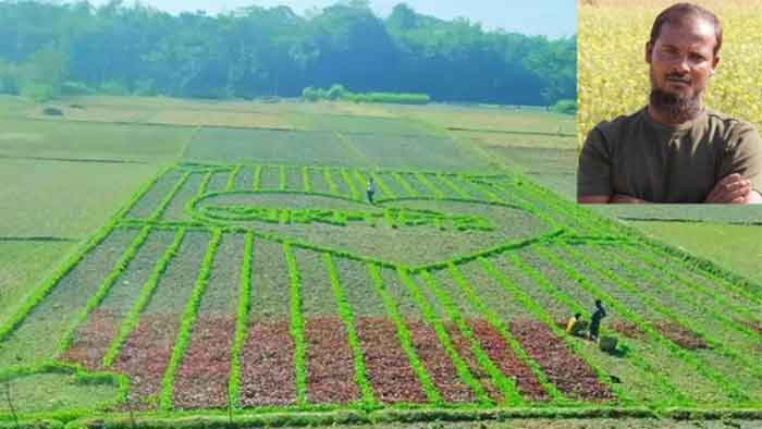 প্রেমিকার জন্য কৃষক কাদিরের &lsquo;নকশী কাঁথার মাঠ&rsquo;!