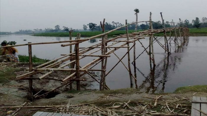 সুন্দরগঞ্জে তিস্তার শাখা নদীতে ব্রীজ নির্মাণের দাবি