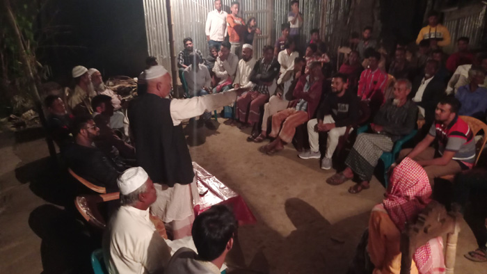 ছাতকে স্বতন্ত্র চেয়ারম্যান প্রার্থী আবু বকরের সমর্থনে নির্বাচনী সভা
