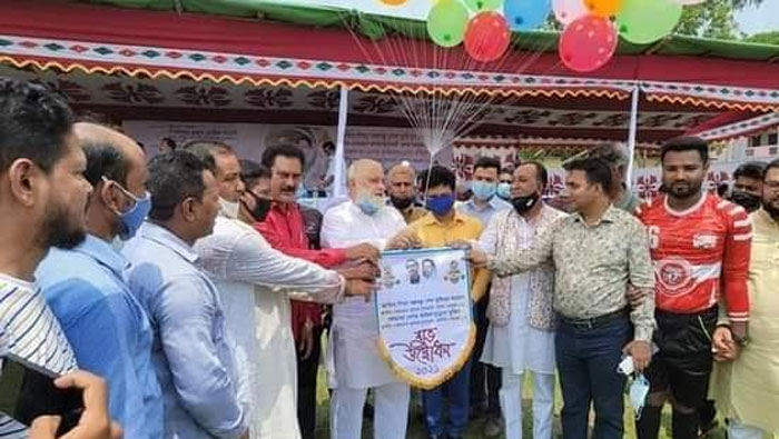 ত্রিশালে অনুর্ধ্ব ১৭ বালক-বালিকা জাতীয় গোল্ড কাপ ফুটবল উদ্বোধন