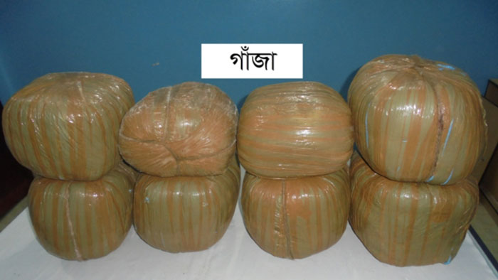 র&zwnj;্যাবের অভিযানে ৪০ কেজি গাঁজা উদ্ধার