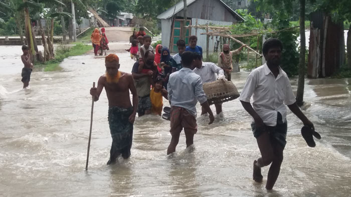 জামালপুরের বন্যার পরিস্থিতি আরো অবনতি