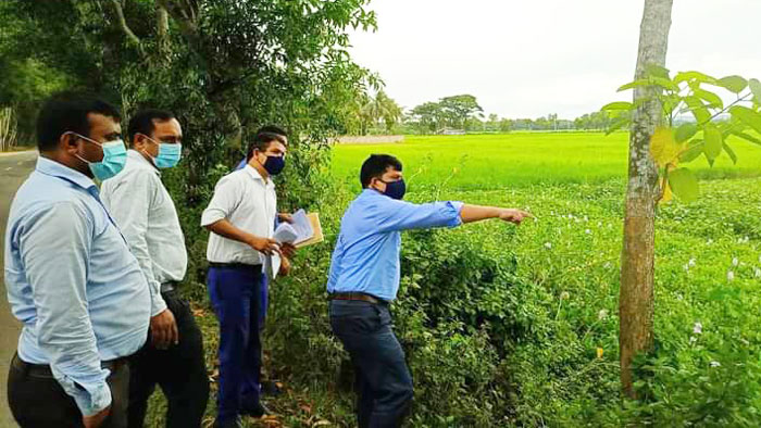 কুলাউড়ায় টেকনিক্যাল স্কুল এন্ড কলেজর স্থান পরিদর্শনে জেলা প্রশাসক