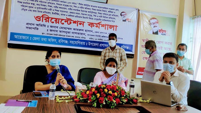 মাধবপুরে নারী ও শিশু উন্নয়নে কর্মশালা