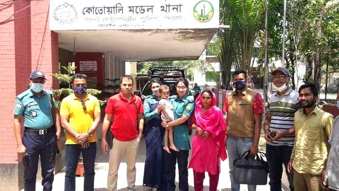 নেত্রকোনায় অপহৃত শিশু সিলেটে উদ্ধার : অপহরণকারী আটক