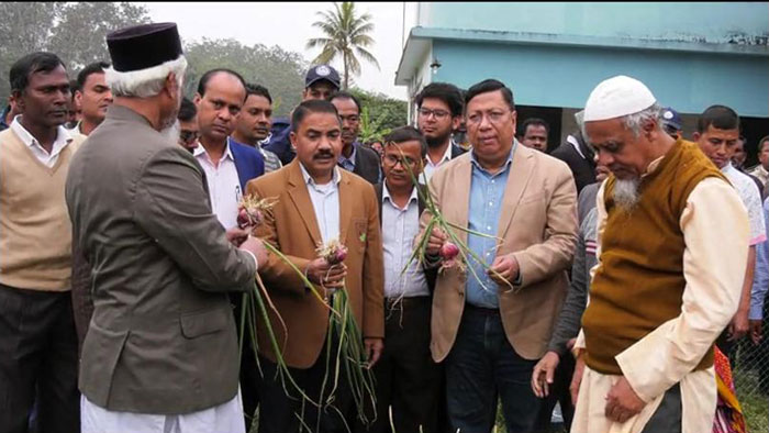 পার্বত্য এলাকার মাটি এবং জলবায়ু বারি পেঁয়াজ-৫ চাষের উপযোগী