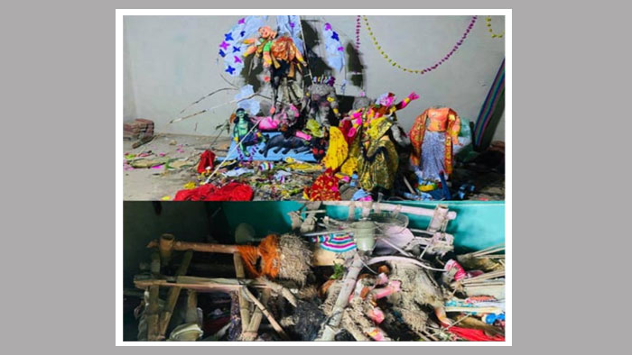 কুলাউড়ায় আরো ৩টি মন্দির ভাংচুরের ঘটনা ঘটেছে