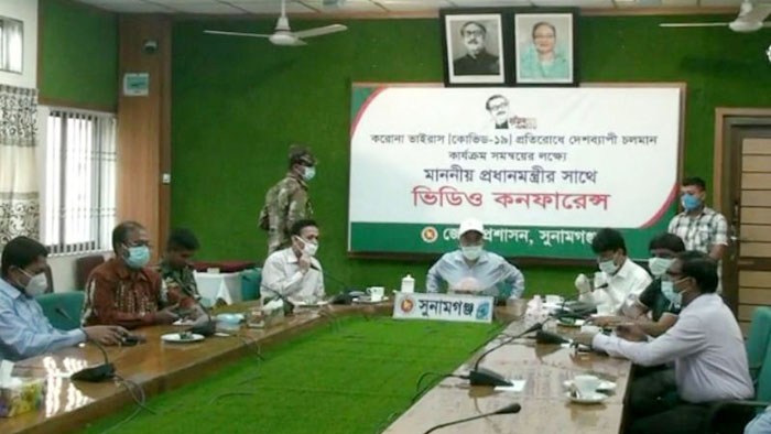 সুনামগঞ্জ জেলা অনির্দিষ্ট কালের জন্য লকডাউন ঘোষনা