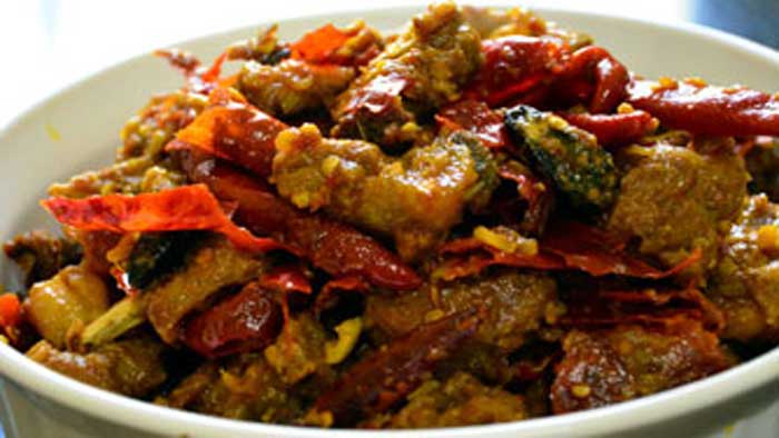 টক মাংস তৈরির রেসিপি