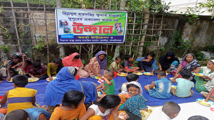 উন্দালের অতিথি কুলাউড়ার অন্নহীনরা