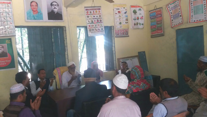 ইসলামপুরে সহ: শিক্ষা অফিসার খুরশিদ আলমের রোগমুক্তি কামনায় দোয়া