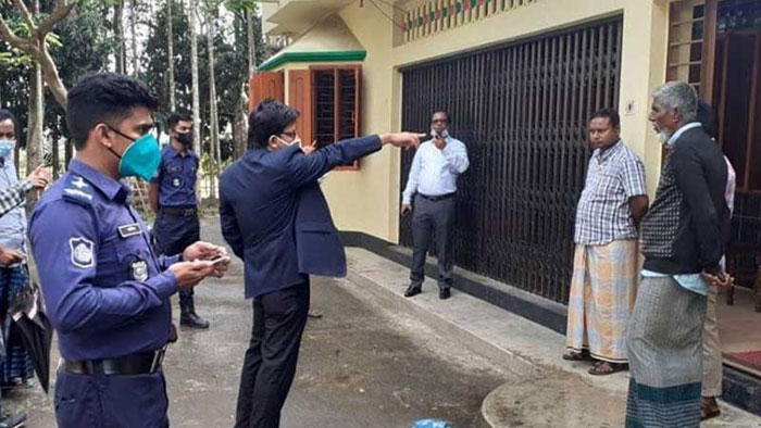 সুনামগঞ্জে নারীর মৃত্যুর ঘটনায় স্বজনরা হোম কোয়ারেন্টিনে