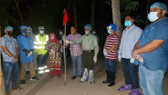 পাবনার সাঁথিয়ায় প্রথম করোনা ভাইরাস শনাক্ত, পুরো গ্রাম লকডাউন
