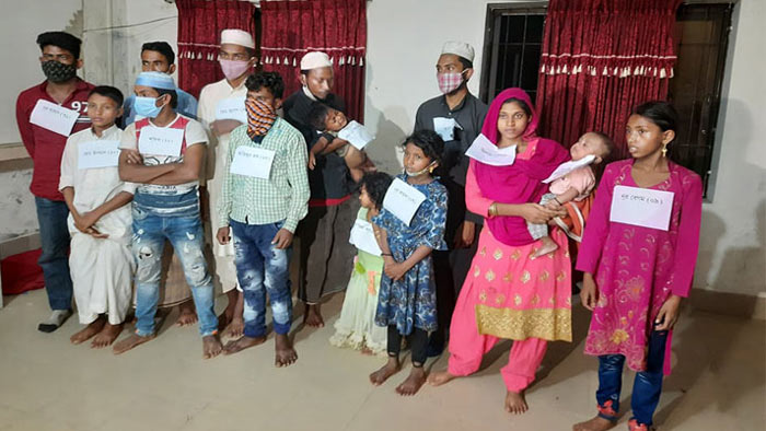 মৌলভীবাজারে আটক পালিয়ে আসা ১৪ রোহিঙ্গা