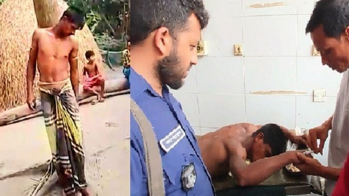 শেরপুরে সুদের টাকা আদায় করতে গাছে বেঁধে যুবককে নির্যাতন