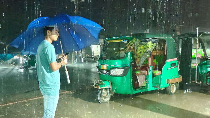 দুই সপ্তাহ তীব্র দাবদাহের পর সিলেটে স্বস্তির বৃষ্টি