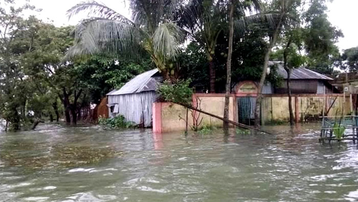 সুনামগঞ্জে বিপৎসীমার ২০০ সেন্টিমিটার ওপরে বন্যার পানি