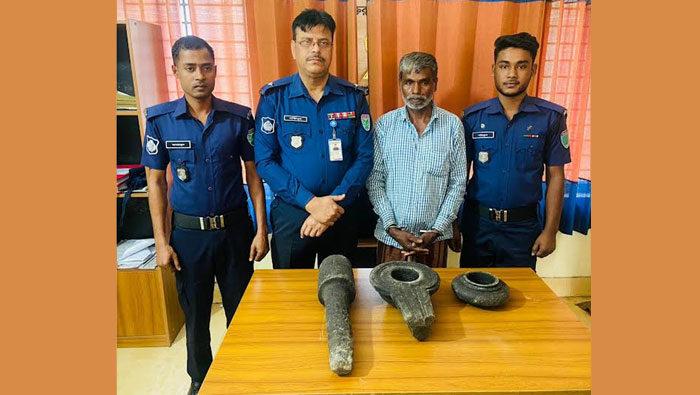 মাধবপুরে ২৮ কোটি টাকা মূল্যের কষ্টিপাথর উদ্ধার