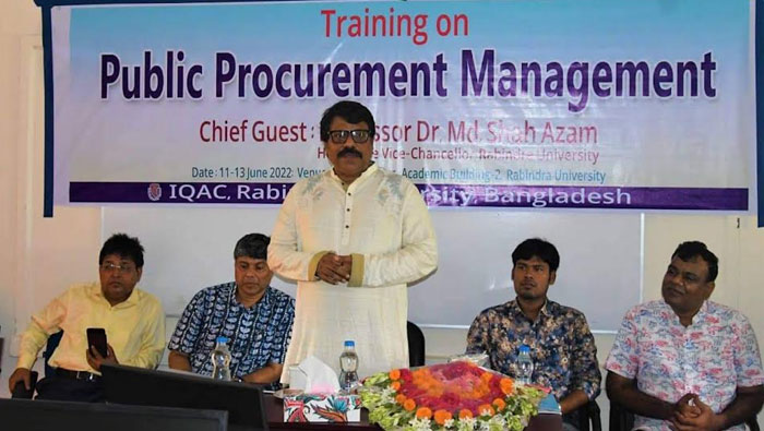 রবীন্দ্র বিশ্ববিদ্যালয়ে প্রশিক্ষণ কর্মশালার উদ্বোধন