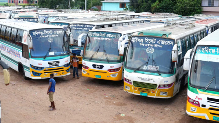 সোমবার থেকে সিলেটে অনির্দিষ্টকালের পরিবহন ধর্মঘটের ডাক