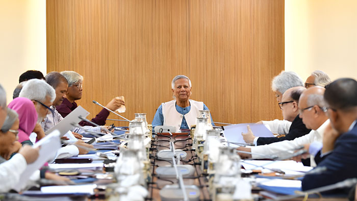 উপদেষ্টা পরিষদের বৈঠকে সরকারের পাঁচ সিদ্ধান্ত