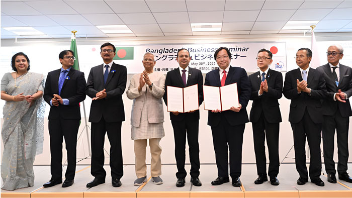 জাপানের সঙ্গে ৬ সমঝোতা স্মারক সই বাংলাদেশের