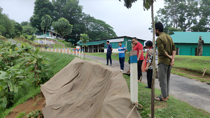 গুইমারার সিন্দুকছড়ি সেনা জোন এলাকায় ভূমিধস
