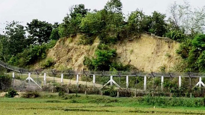 মিয়ানমার থেকে ছোড়া গুলিতে বান্দরবান সীমান্তে যুবক আহত