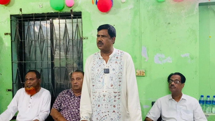 সাংবাদিকদের সাথে উপজেলা চেয়ারম্যান প্রার্থী মুস্তাক আহমেদের মতবিনিময়