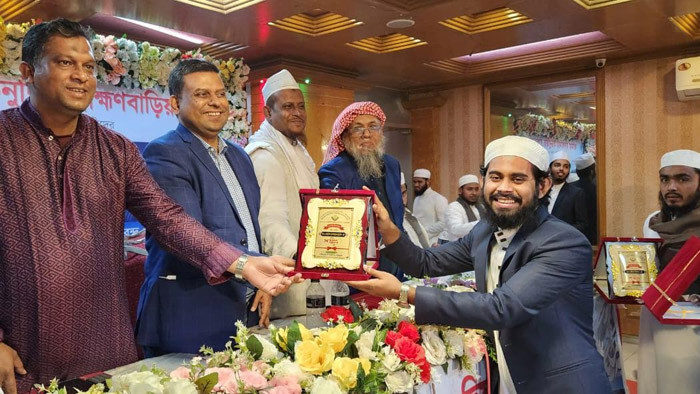 ব্রাহ্মণবাড়িয়ায় ৮০জন নবীন আলেমকে সংবর্ধনা