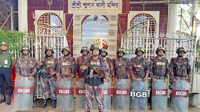 দুর্গাপূজা উপলক্ষে দেশব্যাপী পূজামণ্ডপ নিরাপত্তায় ৪৩০ প্লাটুন বিজিবি