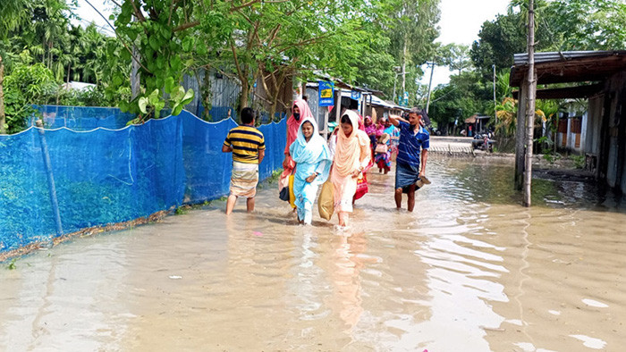 কমতে শুরু করেছে শেরপুরে বন্যার পানি, মৃত বেড়ে ৮