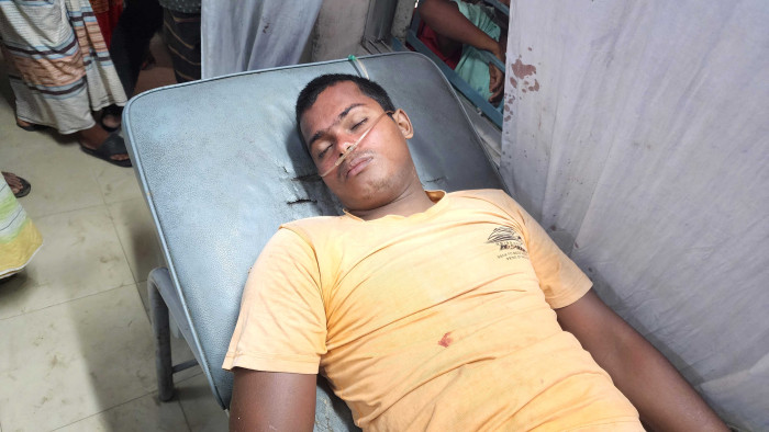 ভাসমান অবস্থায় নদী থেকে প্রতিবন্ধীকে উদ্ধার