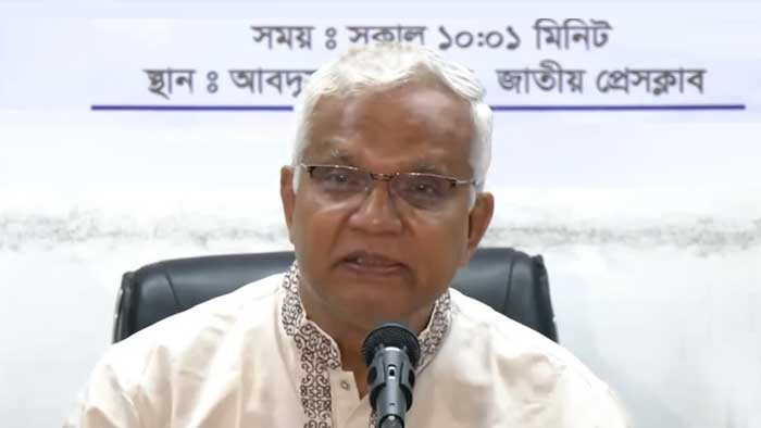 নির্বাচন পেছালে ভয়ংকর ক্ষতির মুখে পড়বে দেশ- ডা. জাহিদ