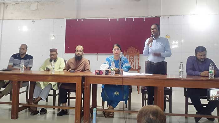 মোহনপুরে শারদীয় দুর্গাপূজা উপলক্ষে প্রস্তুতিমূলক সভা অনুষ্ঠিত