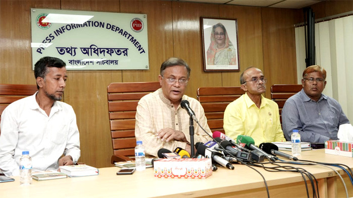 যুদ্ধের নামে ফিলিস্তিনিদের জিম্মি করা কখনো সমীচীন নয় : তথ্যমন্ত্রী