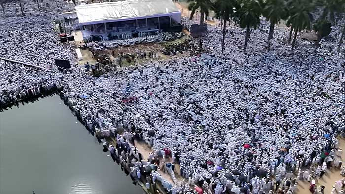 সোহরাওয়ার্দী উদ্যান চলছে হেফাজতের মহাসমাবেশ