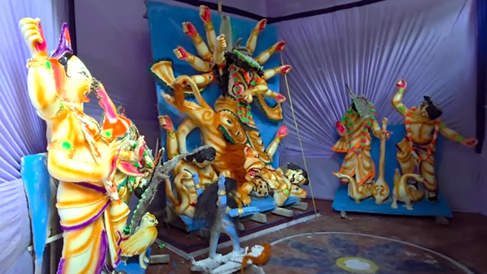 জামালপুরে দুর্গা প্রতিমা ভাঙচুর, আটক ১