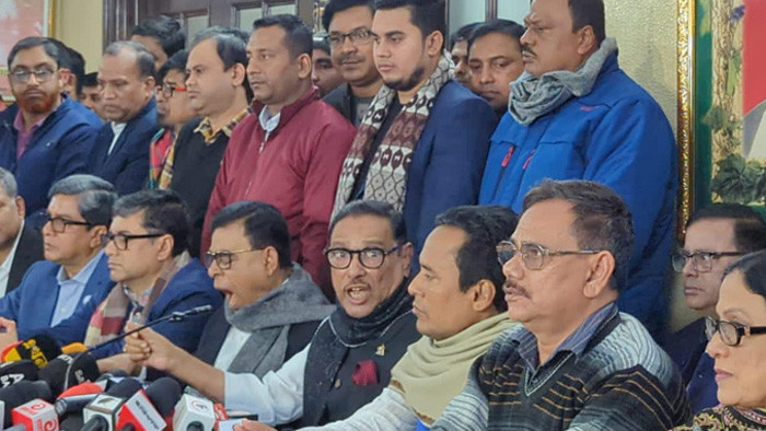 দ্বিতীয় সর্বোচ্চ আসন পাওয়া জাতীয় পার্টি সংসদের বিরোধী দল: ওবায়দুল কাদের