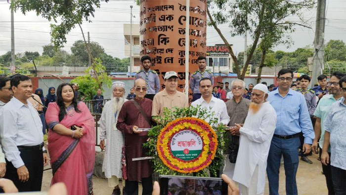 খাগড়াছড়িতে জুলাই গণঅভ্যুত্থান দিবস পালিত ও জুলাই যোদ্ধাদের সংবর্ধনা