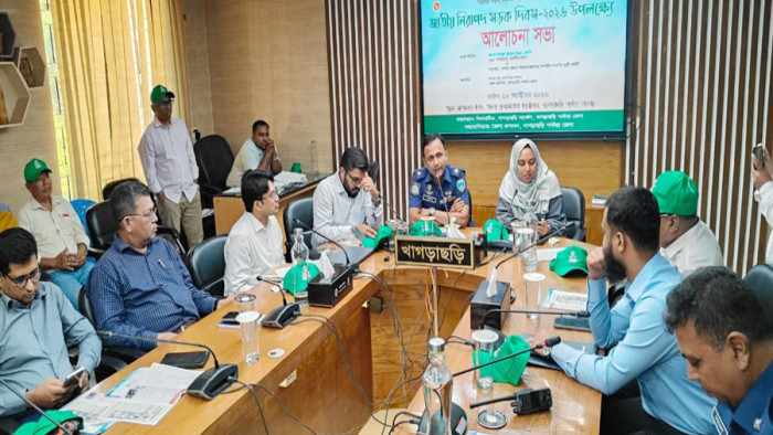 খাগড়াছড়িতে জাতীয় নিরাপদ সড়ক দিবস পালিত, দুর্ঘটনা কমাতে সমন্বিত উদ্যোগের তাগিদ