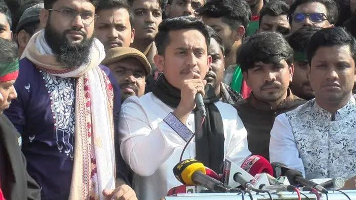 মার্চ ফর ফেলানী কর্মসূচীতে কুড়িগ্রামে সারজিস আলম