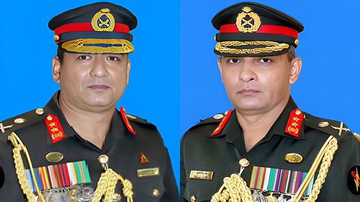সেনাবাহিনীর শীর্ষ পর্যায়ে রদবদল