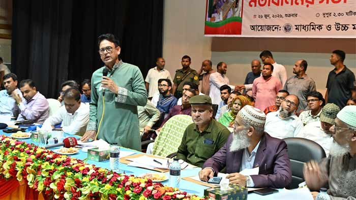 মাদ্রাসা পরিদর্শনে সমন্বয় ও প্রশ্ন ফাঁসের গুজবে কঠোর ব্যবস্থা: শিক্ষামন্ত্রী