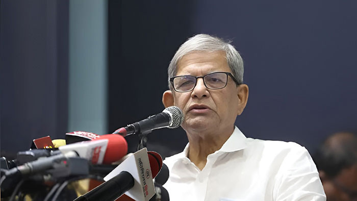 বর্তমান সংকট তৈরি করেছে অন্তর্বর্তী সরকার- মির্জা ফখরুল