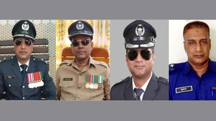 ঝালকাঠির ৪ থানার ওসিকে বদলি
