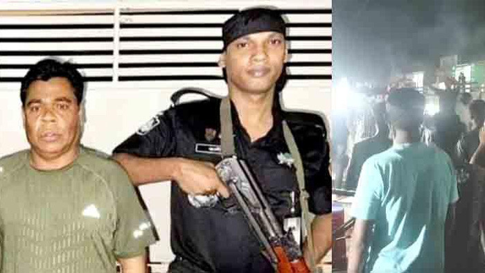 বাগমারার সাবেক এমপি কালাম গ্রেপ্তার হওয়ায় আনন্দ মিছিল