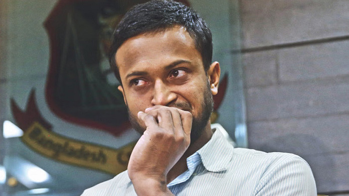 সাকিব আল হাসানের সব ব্যাংক হিসাব জব্দ