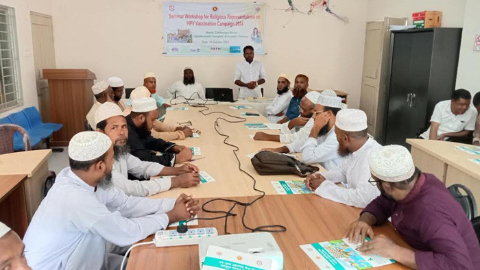 ঝিনাইগাতীতে ক্যান্সার প্রতিরোধে মতবিনিময় সভা